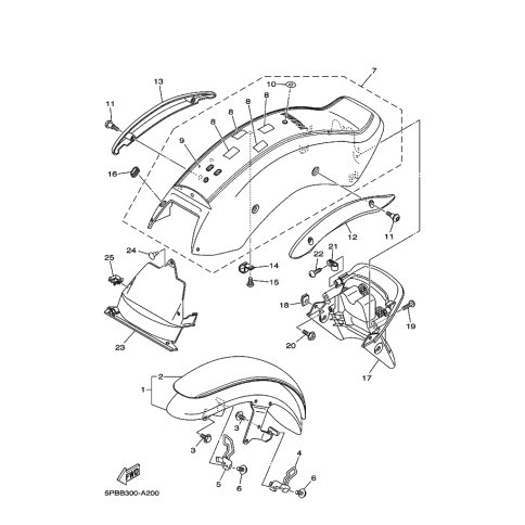 VORDERRAD-KOTFLUGEL KOMPL.