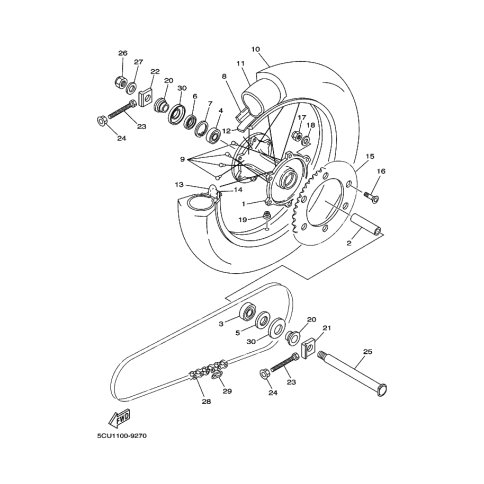 SPEICHENSATZ, HINTEN
