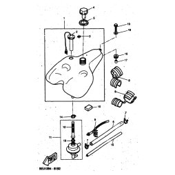 BENZINTANK INKL. SENDER