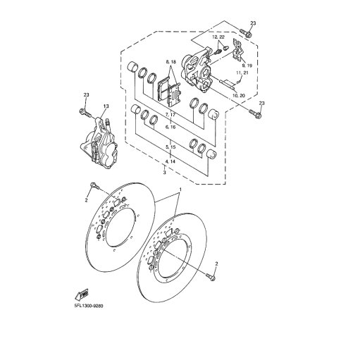 BREMSSATTEL KOMPL.(R)