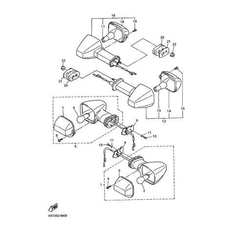 VORDERER BLINKER KOMPL. 1