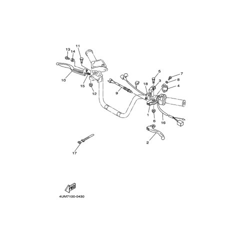VORDERRAD-BREMSLICHTSCHALTE
