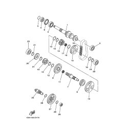 GEAR, LOW WHEEL(45T)