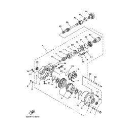 FRONT AXLE GEAR CASE COMP.