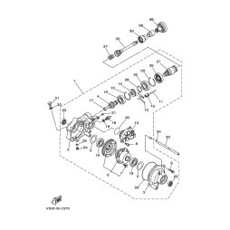 FRONT AXLE GEAR CASE COMP.