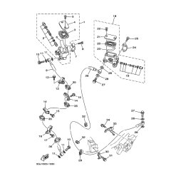 HALTER, BREMSSCHLAUCH 1
