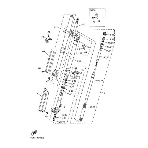 ZYLINDER KOMPL. VORDERRADGA