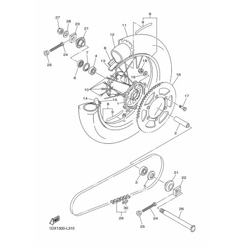 SPEICHENSATZ, HINTEN