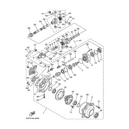 FRONT AXLE GEAR CASE COMP.