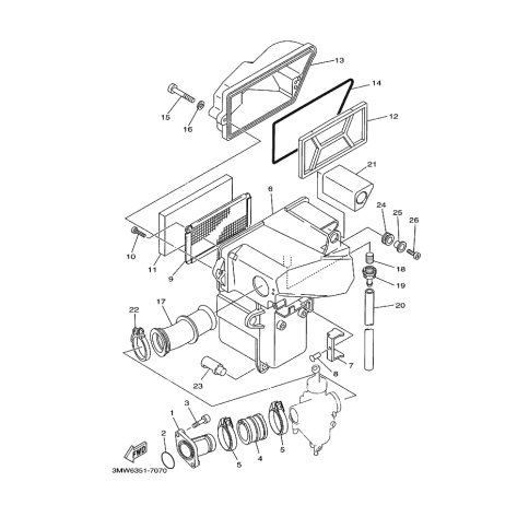 VERBINDUNG, LUFTFILTER 1