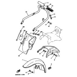 VORDERRAD-KOTFLUGEL KOMPL.