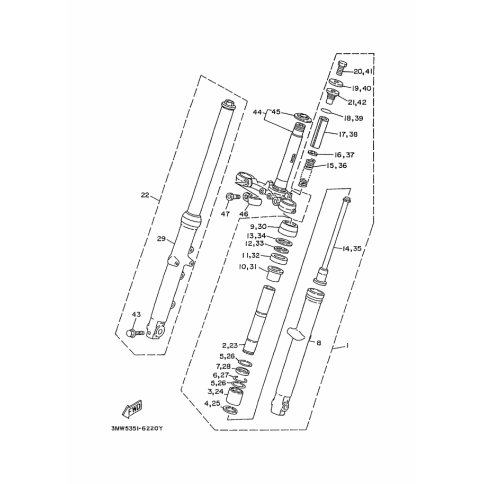 ZYLINDER KOMPL. VORDERRADGA