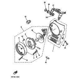 STUTZE, SCHEINWERFER 1