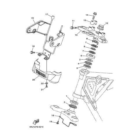 STUTZE, SCHEINWERFER
