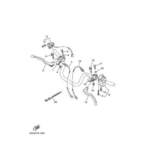 VORDERRAD-BREMSLICHTSCHALTE