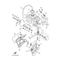 STUTZE, KRAFTSTOFFTANK 1