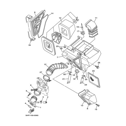 VERBINDUNG, LUFTFILTER 1