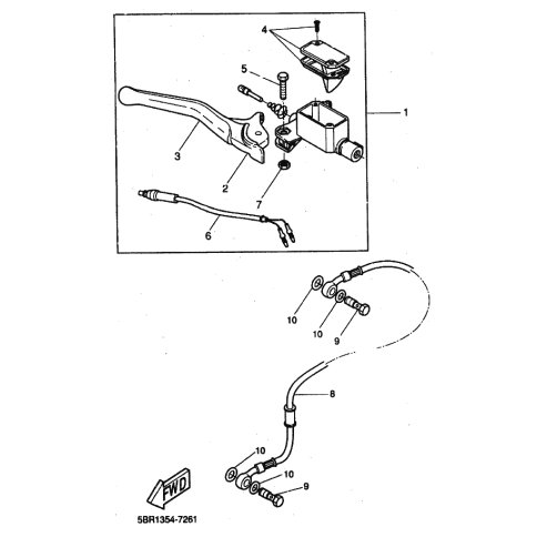 VORDERRAD-BREMSLICHTSCHALTE