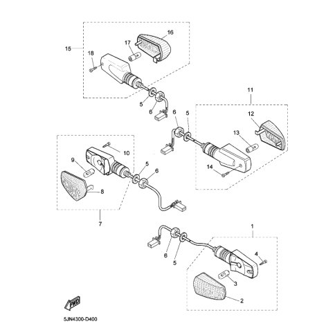 VORDERER BLINKER KOMPL. 2