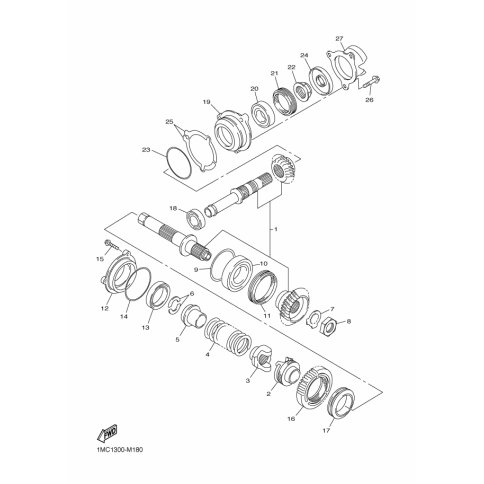 ZWISCHENGETRIEBE KOMPL.