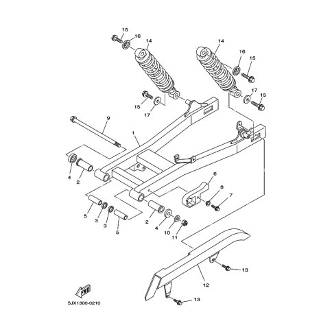 STOSSDAMPFEREINHEIT, HINTEN