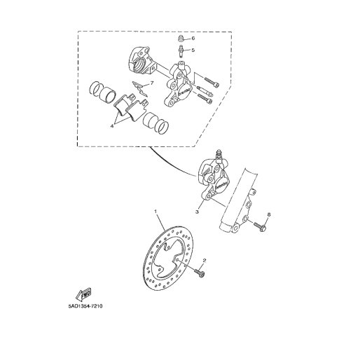 BREMSSATTEL KOMPL.(L)