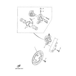 BREMSSATTEL KOMPL.(L)