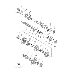 GEAR, HIGH WHEEL (28T)