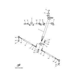 BRACKET, STEERING LOWER