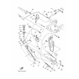 HALTER, BREMSSCHLAUCH