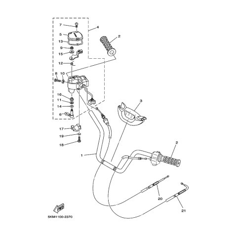 THROTTLE LEVER ASSY