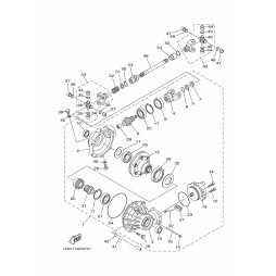 FRONT AXLE GEAR CASE COMP.