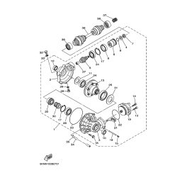 FRONT AXLE GEAR CASE COMP.