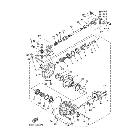 LIMITED SLIP DIFF. ASSY