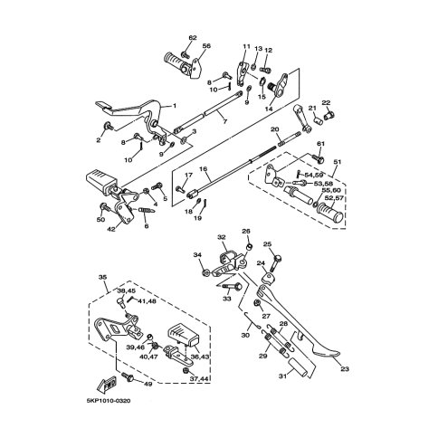VORDERE JUSSRASTE KOMPL. (R