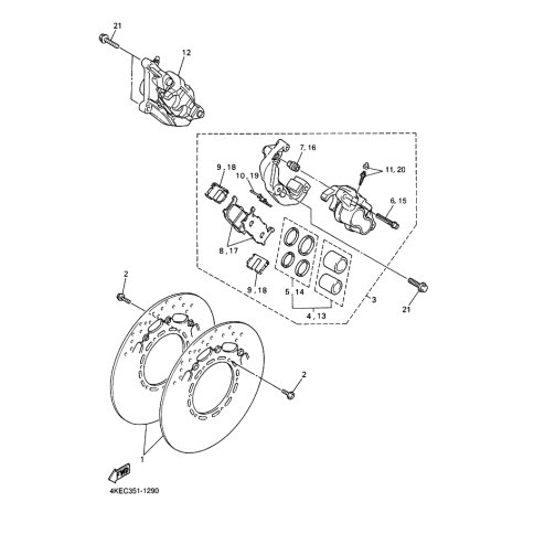 BREMSSATTEL KOMPL.(R)