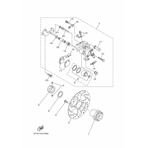 BREMSSATTEL-DICHTUNGSSATZ