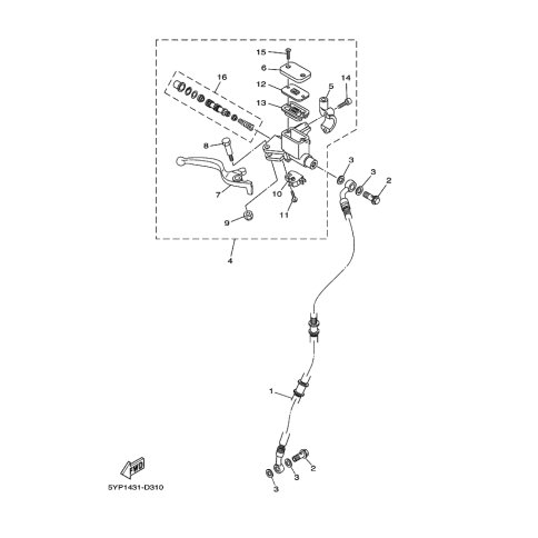 VORDERRAD-BREMSLICHTSCHALTE