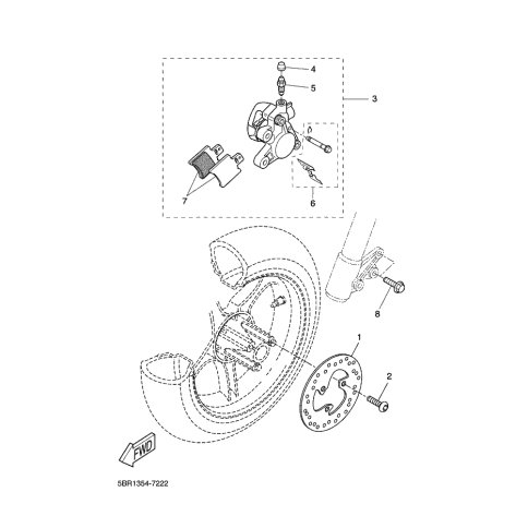 BREMSSATTEL KOMPL.(L)