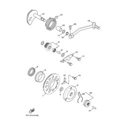 KICK PINION ASSY 2