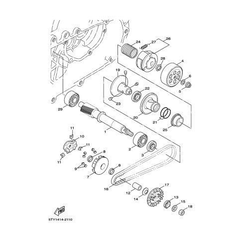 ZAHNRAD, PRIMARANTRIEB