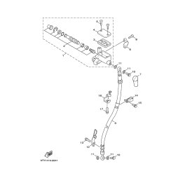 HALTER, BREMSSCHLAUCH 1