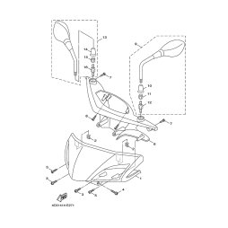 RUCKBLICKSPIEGEL KOMPL (L)