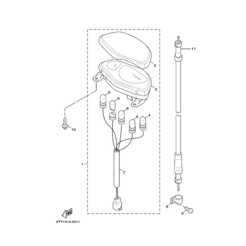 INSTRUMENTENGEHAUSE, OBEN