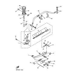 HALTER, BREMSSCHLAUCH