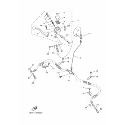 HALTER, BREMSSCHLAUCH 1