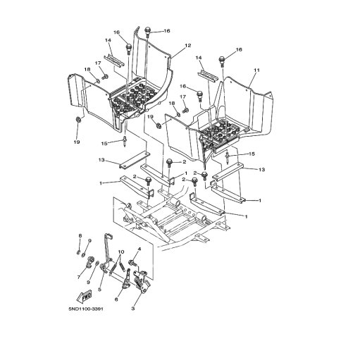 KONSOLE, FUSSRASTE 1