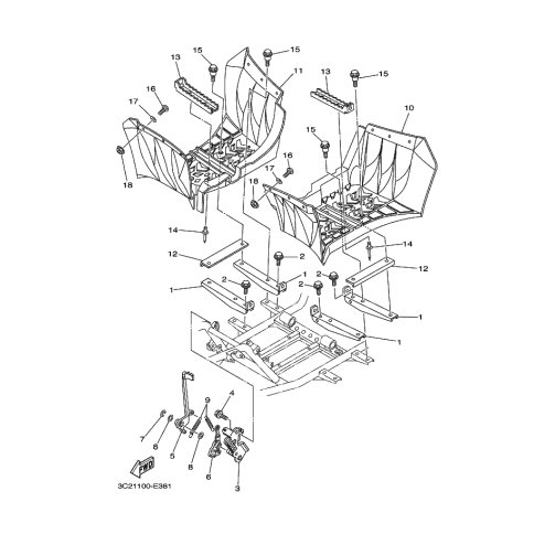 KONSOLE, FUSSRASTE 1