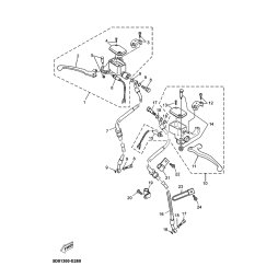 HALTER, BREMSSCHLAUCH