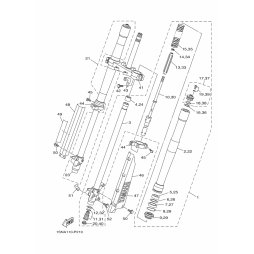 KOLBEN, VORDERRADGABEL